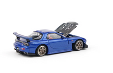 Load image into Gallery viewer, Poprace 1:64 Blue JDM RX-7 FD RE Amemiya Sports Model Diecast Metal Car New Collection