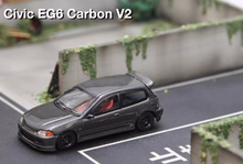 Load image into Gallery viewer, SW 1:64 JDM EG6 Civic Type R V2 Carbon Sports Model Diecast Metal Car New