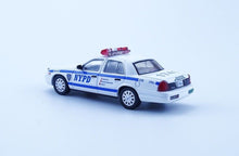 Load image into Gallery viewer, 596 1:64 White CV CROWN VICTORIA NYPD Police Model Diecast Metal Car New Collection
