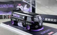 Load image into Gallery viewer, CC 1:64 Black VW T1 Widebody Mini Van Sports Model Diecast Metal Car New Collection