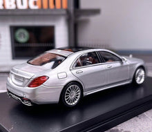 Load image into Gallery viewer, King 1:64 Silver S65L AMG W222 V12 Sedan Sports Model Diecast Metal Car New Collection