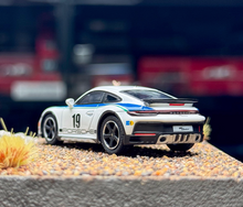 Load image into Gallery viewer, Minigt 1:64 White 911 Dakar #19 1974 Rally Sports Model Diecast Metal Car New Collection