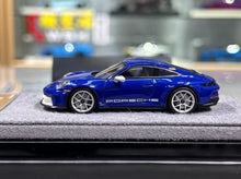 Load image into Gallery viewer, 1:64 DPM Albert Blue 911 992 ST Sports Model Diecast Resin Car New Collection