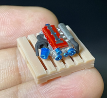 Load image into Gallery viewer, 1:64 JDM 3D 2JZ Engine Garage Mechanic Display Model Resin For Car New