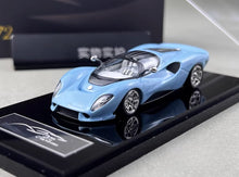 Load image into Gallery viewer, Mirage 1:64 Blue P72 Racing Sports Model Diecast Metal Car New Collection