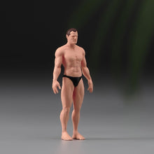 Load image into Gallery viewer, 1:64 Painted Figure Model Miniature Resin Diorama Sand Toy Muscular Man Strong New