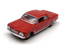 Load image into Gallery viewer, 1:87 Red 1963 Corvair Coupe Sports Racing Classic Model Diecast Metal Car