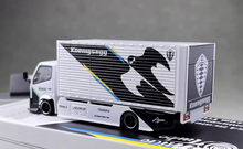 Load image into Gallery viewer, MT 1:64 White H300 Box Truck Custom Sports Model Diecast Metal Car New Collection