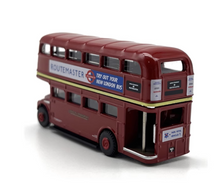 Load image into Gallery viewer, 1:148 London City Double Decker Bus Classic Model Diecast Metal Car