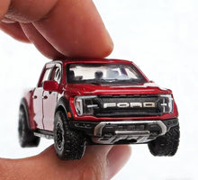 Load image into Gallery viewer, Bburago 1:64 Red 2024 F150 Raptor Pickup Truck Sport Model Diecast Metal Car
