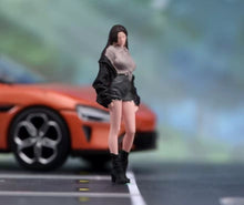 Load image into Gallery viewer, 1:64 Painted Figure Model Miniature Resin Diorama Toy Sand Cool Girl Pretty