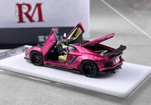 Load image into Gallery viewer, RM 1:64 Purple Aventador LP700-4 LBWK Sports Model Diecast Metal Car New Collection