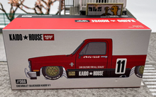 Load image into Gallery viewer, MINIGT Kaido 1:64 Red Silverado Pickup Truck Sport Model Diecast Metal Car New