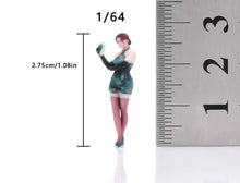 Load image into Gallery viewer, 1:64 Painted Figure Model Miniature Resin Diorama Toy Beauty Lady Cool Man Sand