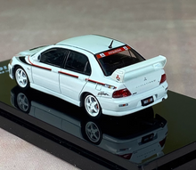 Load image into Gallery viewer, HJ 1:64 White Rally Evolution EVO VII Lancer Sport Model Diecast Metal Car New