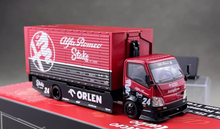 Load image into Gallery viewer, MT 1:64 Red Romeo H300 Box Truck Custom Sports Model Diecast Metal Car New Collection