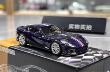 Load image into Gallery viewer, TOC 1:64 Dark Blue 812C Coupe Sports Model Diecast Metal Car New Collection