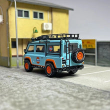 Load image into Gallery viewer, Master 1:64 Blue Gulf Defender Van Camper Sport Model Diecast Metal Car