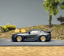 Load image into Gallery viewer, Xcartoys 1:64 Black Carbon JDM Supra A90 Sports Model Diecast Metal Car New Collection
