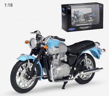Load image into Gallery viewer, WELLY 1:18 2002 Bonneville Racing Sports Model Diecast Metal Motorcycle