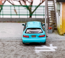 Load image into Gallery viewer, YM 1:64 JDM Blue Spoon Civic EG6 Hatchback Sports Model Diecast Resin Car New