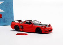 Load image into Gallery viewer, FY 1:64 Red NSX TRA Camper Roof Tent Trailer Sport Model Diecast Metal Car New Collection