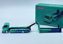 Load image into Gallery viewer, CC 1:64 Blue H300 Tow Flatbed Trailer Truck Model Diecast Metal Car New Collection