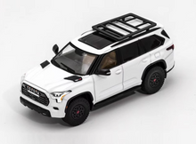Load image into Gallery viewer, GCD 1:64 White Sequdia XK80 TRD Pro SUV ORV Sports Model Diecast Metal Car New Collection