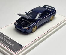Load image into Gallery viewer, FH 1:64 Blue Skyline GTR R32 Nismo S-Tune Sports Model Diecast Metal Car New