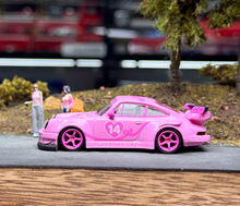 Load image into Gallery viewer, MC 1:64 Pink RWB 930 GT Valentine's Day Sports Model Diecast Metal Car New Collection