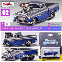 Load image into Gallery viewer, Maisto 1:64 Blue 1955 Cameo Pickup Truck Sports Model Toy Diecast Metal Car