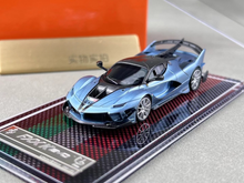 Load image into Gallery viewer, U2 1:64 Ice Blue FXXK EVO Super Racing Sports Model Diecast Resin Car New Collection