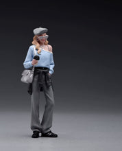 Load image into Gallery viewer, 1:24 Painted Figure Model Miniature Resin Diorama Fashion Trendy Girl Beret Lady