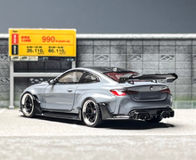 Load image into Gallery viewer, SW 1:64 Grey M4 ADRO BODY KIT Coupe Sports Model Diecast Metal Car New Collection