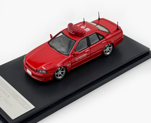 Load image into Gallery viewer, Mortal 1:64 Red Police ER34 SKYLINE 25GT Sports Model Diecast Metal Car New Collection