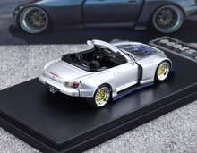 Load image into Gallery viewer, RM 1:64 Silver S2000 Convertible Widebody Sports Model Diecast Metal Car New Collection