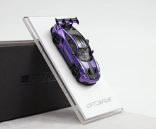 Load image into Gallery viewer, 1:64 SUHE Purple 911 GT3 RS Sports Model Diecast Resin Car New Collection