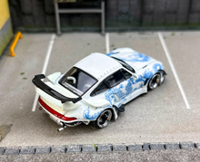 Load image into Gallery viewer, SW 1:64 White 911 RWB 993 Dragon Classic Sports Model Diecast Metal Car New Collection