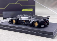 Load image into Gallery viewer, PSC 1:64 HEC Black LP800-4 Racing Sports Model Diecast Metal Car New Collection