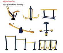 Load image into Gallery viewer, 1:64 Painted Figure Mini Model Miniature Resin Diorama Fitness Equipment Sport