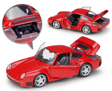 Load image into Gallery viewer, WELLY 1:24 959 Classic Super Racinng Sport Model Diecast Metal Car Display