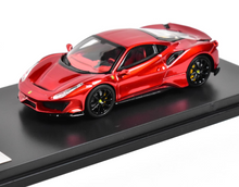 Load image into Gallery viewer, Ichilan 1:64 Red Novitec 488 Pista Racing Sports Model Diecast Metal Car New Collection