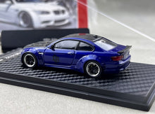 Load image into Gallery viewer, Fine 1:64 Blue Carbon M3 E92 Widebody Sports Model Diecast Metal Car New Collection