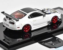 Load image into Gallery viewer, YM 1:64 JDM White Supra A80 JAZ80 Racing Sports Model Diecast Resin Car New Collection