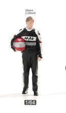 Load image into Gallery viewer, 1:64 Painted Figure Model Miniature Resin Diorama Sand Toy Racing People Racer New