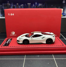 Load image into Gallery viewer, RW 1:64 White 488 Pista Hard Top Racing Sports Model Diecast Resin Car New Collection