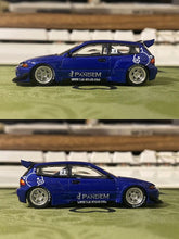 Load image into Gallery viewer, Poprace 1:64 Blue Civic EG6 SIR Pandem Hatchback Model Diecast Metal Car New Collection
