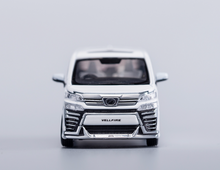 Load image into Gallery viewer, GCD 1:64 White Vellfire Modellista MPV Van Model Toy Diecast Metal Car Box