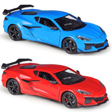 Load image into Gallery viewer, WELLY 1:24 2023 Corvette Z06 Muscle Racing Sports Model Diecast Metal Car New