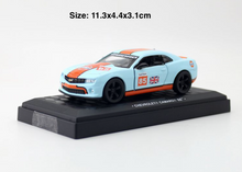 Load image into Gallery viewer, CCA 1:43 2013 Camaro SS Gulf Muscle Racing Sports Model Toy Diecast Metal Car